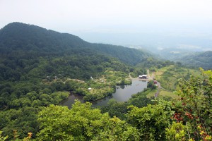 山伏山頂上からの眺め