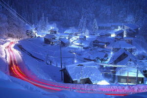 冬部門優秀賞_初雪の山里_斎木文雄